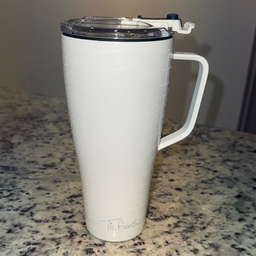 Tia Booth White Insulated Mug